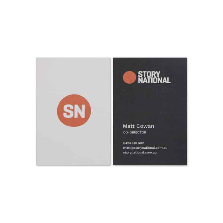 story national business card
