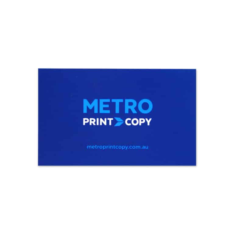 metro print & copy business card