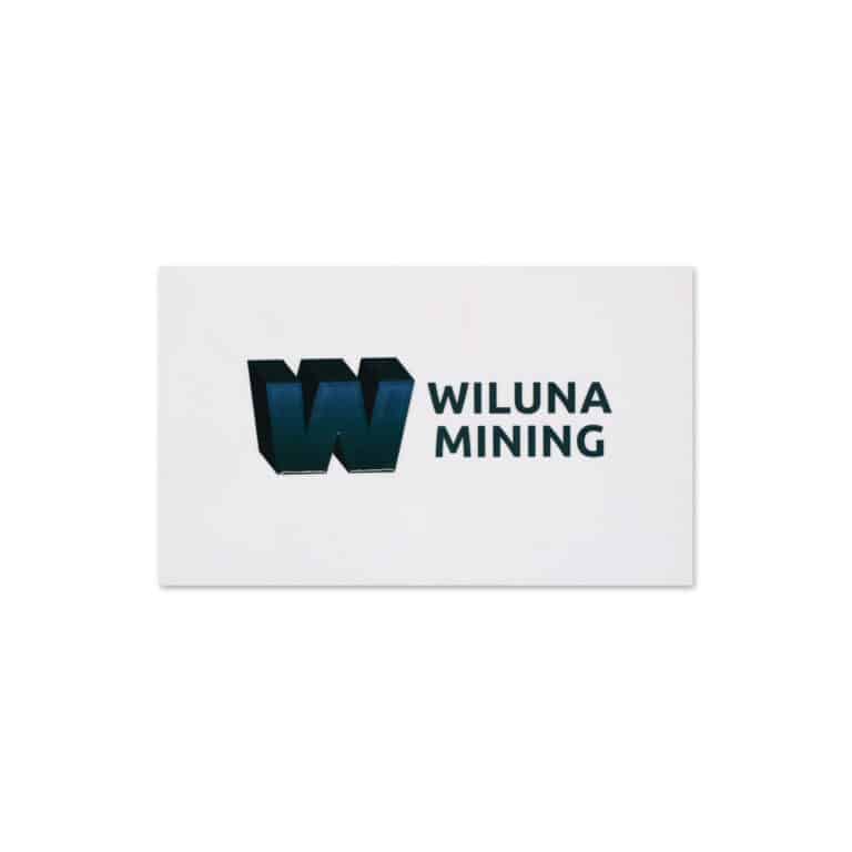 wiluna mining business card